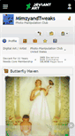 Mobile Screenshot of mimzyandtweaks.deviantart.com