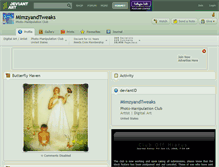 Tablet Screenshot of mimzyandtweaks.deviantart.com