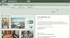 Desktop Screenshot of bizriart.deviantart.com