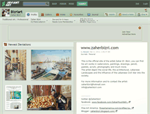 Tablet Screenshot of bizriart.deviantart.com