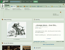 Tablet Screenshot of k5man.deviantart.com