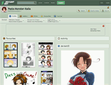Tablet Screenshot of pasta-monster-italia.deviantart.com