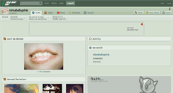 Desktop Screenshot of nimababypink.deviantart.com
