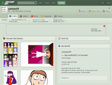 Tablet Screenshot of connect9.deviantart.com
