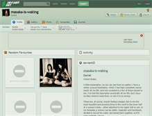 Tablet Screenshot of masaka-is-waking.deviantart.com