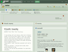Tablet Screenshot of jesker.deviantart.com