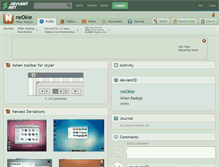 Tablet Screenshot of neokie.deviantart.com