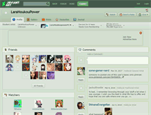 Tablet Screenshot of larahoukoupower.deviantart.com