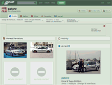 Tablet Screenshot of pakone.deviantart.com