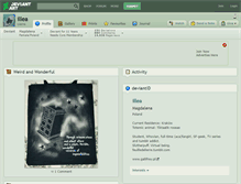 Tablet Screenshot of illea.deviantart.com