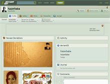 Tablet Screenshot of hazerbaba.deviantart.com