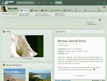 Tablet Screenshot of lady-dao.deviantart.com