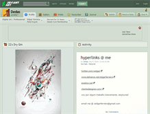 Tablet Screenshot of dedas.deviantart.com