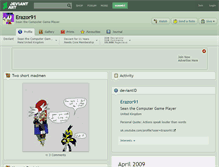 Tablet Screenshot of erazor91.deviantart.com