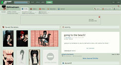 Desktop Screenshot of libitinadream.deviantart.com