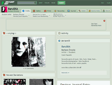 Tablet Screenshot of baruska.deviantart.com
