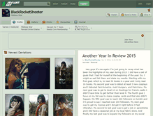 Tablet Screenshot of blackrocketshooter.deviantart.com