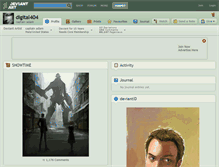 Tablet Screenshot of digital404.deviantart.com