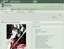 Tablet Screenshot of luffy-club.deviantart.com