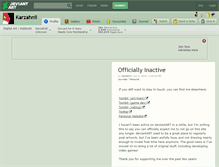 Tablet Screenshot of karzahnii.deviantart.com