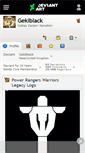 Mobile Screenshot of gekiblack.deviantart.com