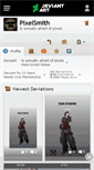Mobile Screenshot of pixelsmith.deviantart.com