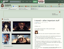 Tablet Screenshot of ceraso36.deviantart.com