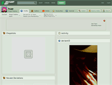 Tablet Screenshot of hsae.deviantart.com