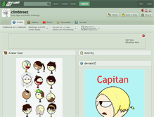 Tablet Screenshot of climbtreez.deviantart.com