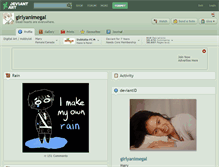 Tablet Screenshot of girlyanimegal.deviantart.com