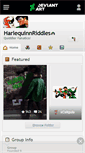 Mobile Screenshot of harlequinnriddles.deviantart.com