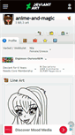Mobile Screenshot of anime-and-magic.deviantart.com
