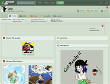 Tablet Screenshot of joly.deviantart.com