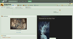 Desktop Screenshot of designdivala.deviantart.com