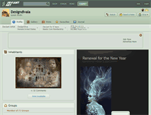 Tablet Screenshot of designdivala.deviantart.com