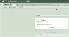 Desktop Screenshot of magiclover13.deviantart.com