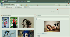 Desktop Screenshot of nekoxxxnightmare.deviantart.com