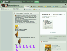 Tablet Screenshot of llama4llama.deviantart.com