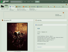 Tablet Screenshot of h26.deviantart.com