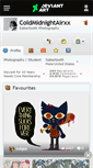 Mobile Screenshot of coldmidnightairxx.deviantart.com