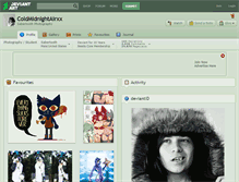 Tablet Screenshot of coldmidnightairxx.deviantart.com