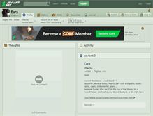 Tablet Screenshot of eara.deviantart.com