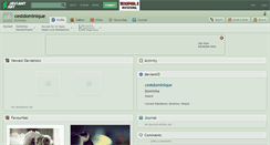 Desktop Screenshot of cestdominique.deviantart.com