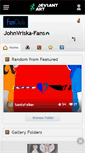 Mobile Screenshot of johnvriska-fans.deviantart.com