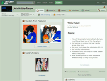 Tablet Screenshot of johnvriska-fans.deviantart.com