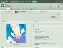 Tablet Screenshot of oiracul.deviantart.com