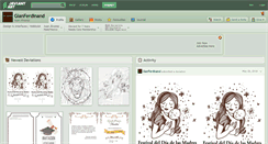Desktop Screenshot of gianferdinand.deviantart.com