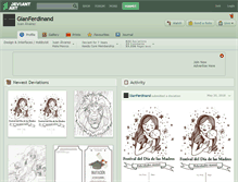 Tablet Screenshot of gianferdinand.deviantart.com
