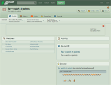 Tablet Screenshot of fav-watch-4-points.deviantart.com