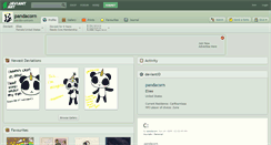 Desktop Screenshot of pandacorn.deviantart.com